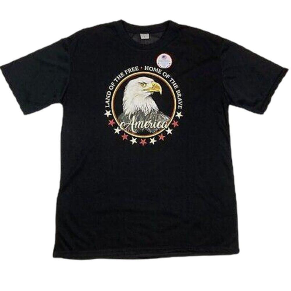 New Black American Eagle T-shirt Mens || Large NWT